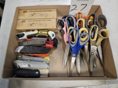 Lot of Assorted Utility Knives & Shears