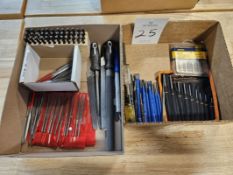 Lot of Assorted Punches, Chisels, Files & Letter Stamps