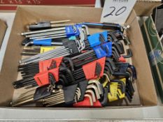 Lot of Assorted Hex Wrenches