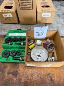 Lot of Assorted Knockout and Hole Saw Tooling