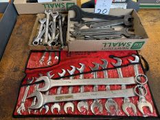 Lot of Assorted Open End Wrenches
