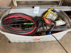 Lot of Air Lines and Electrical Extension Cords