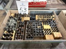 Lot of Steel Stamp Tooling