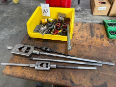 Lot of Assorted Tap & Die Tooling