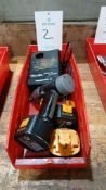 Panasonic EY6583 9.6V Cordless Impact Driver with (2) Batteries & Charger Unknown Condition
