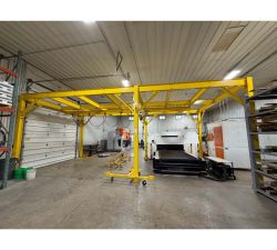 Free-Standing Workstation Crane System