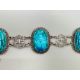 Egyptian bracelet with large faience scarabs, c1920 - Image 3 of 7