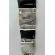 Druzy Quartz and Onyx panel Bracelet, probably Scottish c1940 - Image 3 of 6