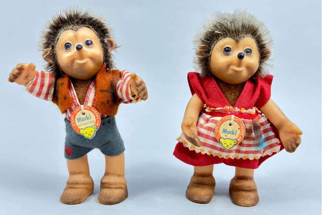 Steiff Hedgehogs : Macki and Mucki, 1950s/1960s - Image 1 of 10