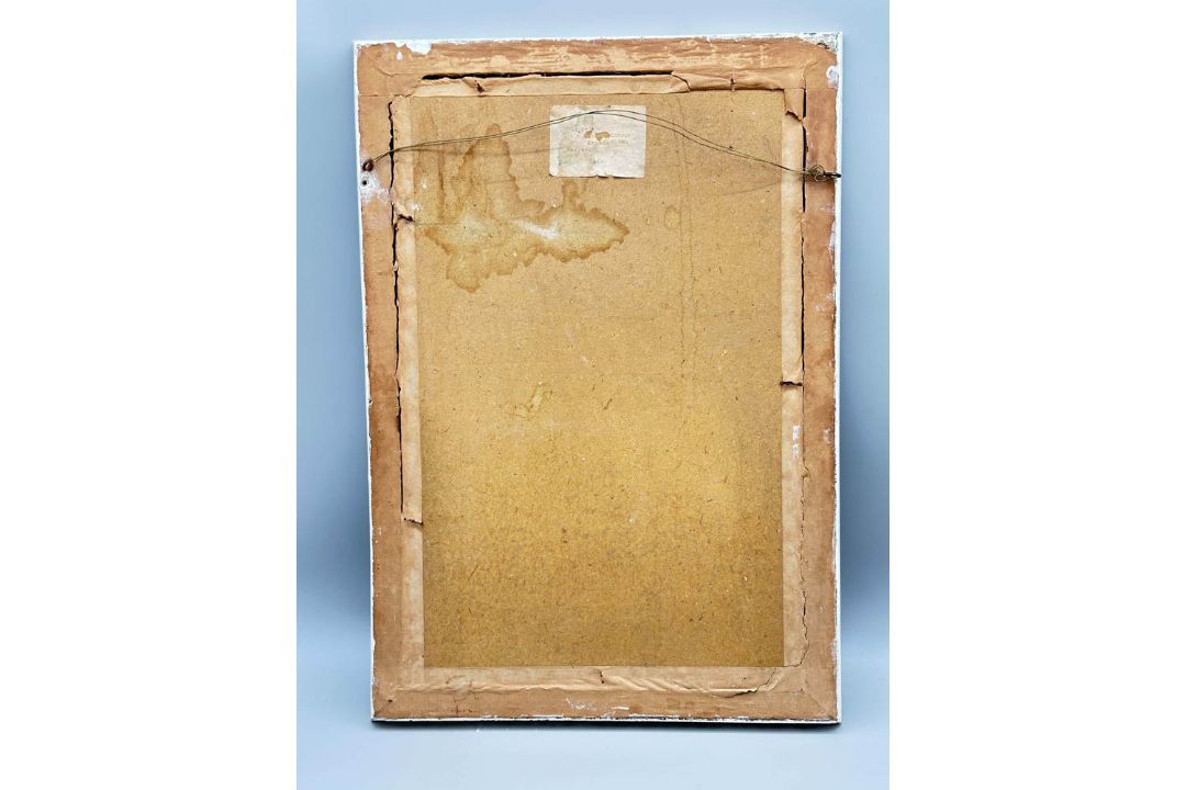 Lace picture of a lady, framed, probably early C20th - Image 7 of 11
