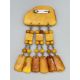 Large butterscotch amber brooch, Denmark, c1970 - Image 5 of 6