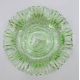 A rare green pressed glass Commemoration Plate for the coronation of Edward VIII on 12th May 1937 - Image 2 of 8