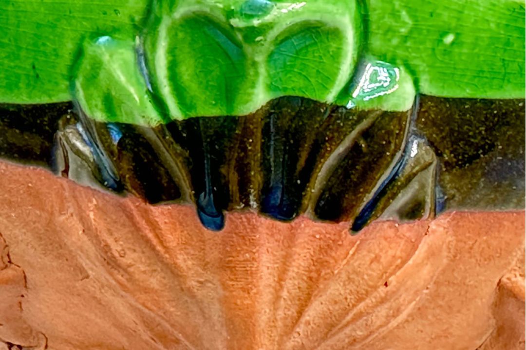 A Brannam Bowl, Barum ware, Terracotta and Glaze, marked C.H.Brannam, circa 1900 - Image 4 of 8