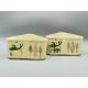 Unusual Pair of triangular form Aztec pattern Planters, Shorter and Son, second half C20th - Image 5 of 12