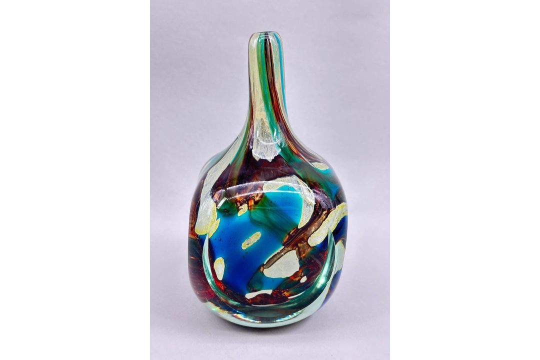 Mdina Art Glass vase, signed Mdina 1979, late C20th - Image 4 of 7