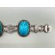 Egyptian bracelet with large faience scarabs, c1920 - Image 4 of 7