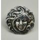 Silver Art Nouveau Earrings with ladies faces, probably Belgium or Austria c1910 - Image 2 of 5