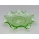 A rare green pressed glass Commemoration Plate for the coronation of Edward VIII on 12th May 1937 - Image 1 of 8