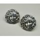 Silver Art Nouveau Earrings with ladies faces, probably Belgium or Austria c1910 - Image 1 of 5