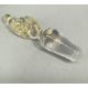 Murano green bullicante glass Perfume Bottle and Stopper with label, second half C20th - Image 4 of 7