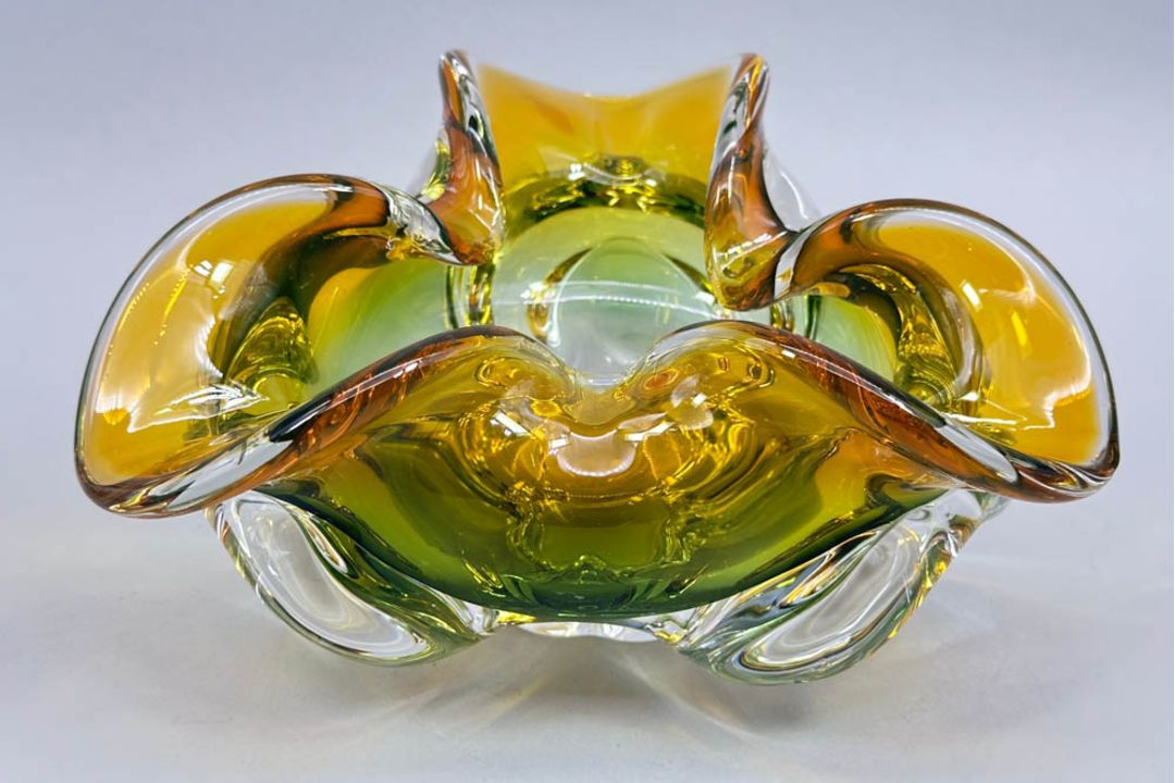 Chřibská Glass bowl, Josef Hospodka, Czech 1970s - Image 1 of 6