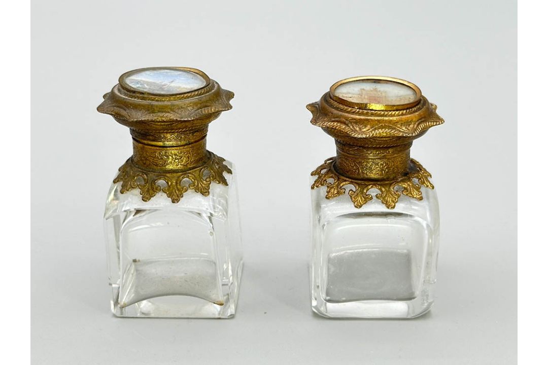 Two Palais Royal or Grand Tour Perfume Bottles, French, second half C19th - Image 1 of 10