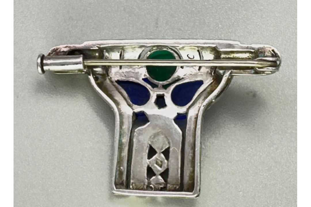 French Art Deco Cartier inspired Tutti Frutti brooch, c1930 - Image 4 of 6