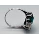 Art Deco silver Ring with chalcedony plaques and marcasites, c1930 - Image 5 of 5