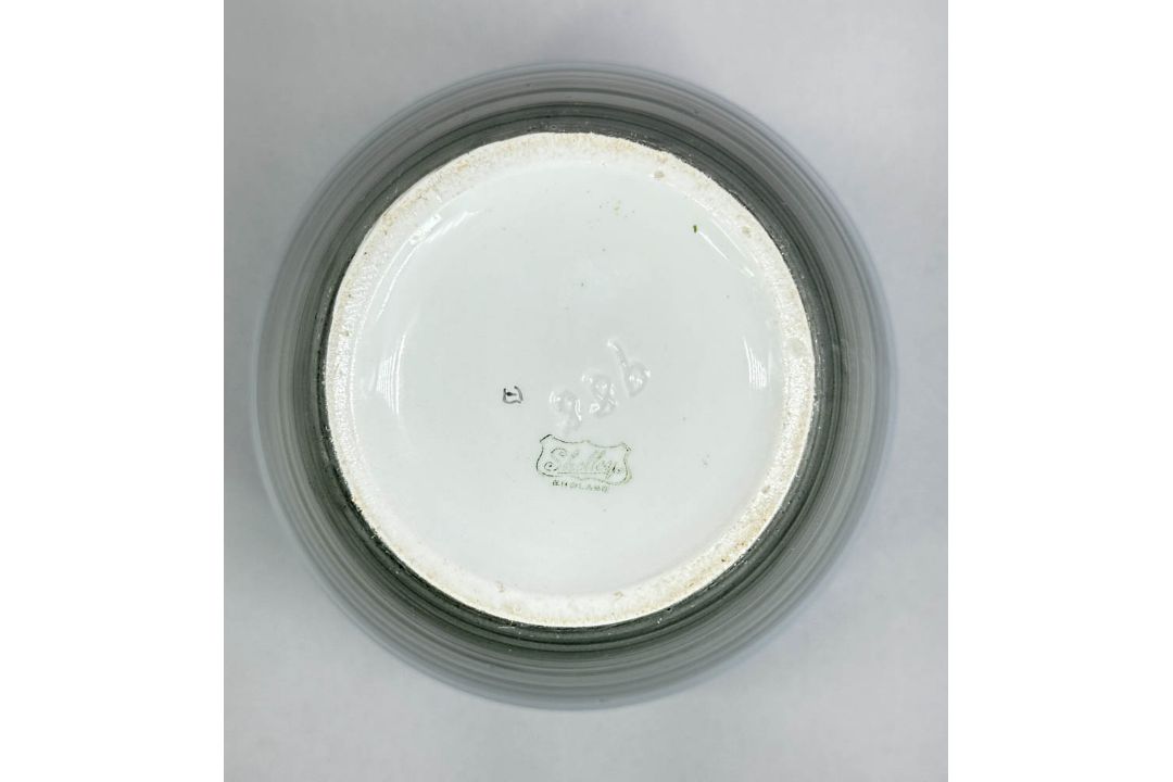 Large Shelley Harmony Ware Vase designed by Eric Slater glazed in blue and grey, 1930s - Image 6 of 7
