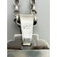 Art Nouveau silver pendant Necklace with chalcedony, probably France or Belgium c1920 - Image 6 of 9