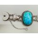 Egyptian bracelet with large faience scarabs, c1920 - Image 2 of 7