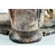 Chinese Soapstone Brushwasher with flowering lotus, early C20th - Image 9 of 10