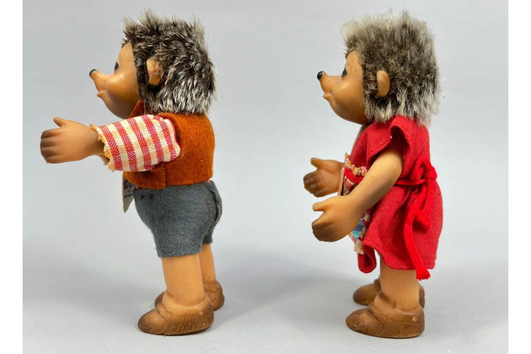Steiff Hedgehogs : Macki and Mucki, 1950s/1960s - Image 4 of 10