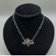 Silver Art Nouveau Necklace with a lady's head, French c1900 - Image 7 of 7