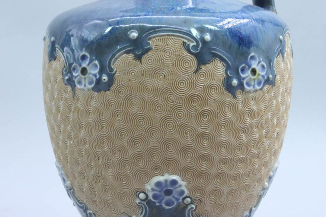 A Pair of Royal Doulton Ewers, marked LD (for Jessie Lord), early C20th - Image 6 of 9