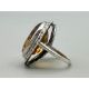Edwardian cocktail ring with citrine, c1910 - Image 3 of 5