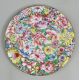Chinese porcelain Plate in the Mille Fleur Pattern, Qianlong Mark, mid C20th - Image 1 of 7