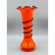 Orange tango glass Vase, possibly Loetz, Czechoslovakia , 1920s/1930s - Image 3 of 6