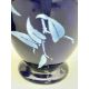 Pair of Shelley ware Peaches or Japanese Fruit design Vases, pattern no 8677, 1930s - Image 10 of 10