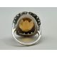 Edwardian cocktail ring with citrine, c1910 - Image 4 of 5