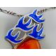 Amber and enamel necklace by Helga Exner, signed, Denmark c1990 - Image 5 of 10