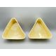 Unusual Pair of triangular form Aztec pattern Planters, Shorter and Son, second half C20th - Image 9 of 12