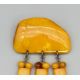 Large butterscotch amber brooch, Denmark, c1970 - Image 2 of 6