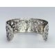 Silver Cuff Bracelet by Stavre Gregor Panis with maritime motifs, signed, American c1940 - Image 5 of 6