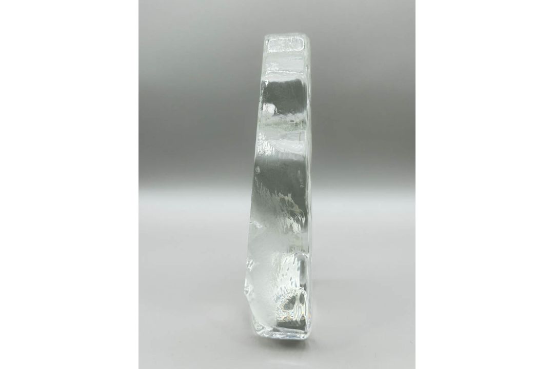 Lead crystal glass Otter paperweight, Mats Jonasson for Maleras Glasbruk, Sweden, late C20th - Image 4 of 8