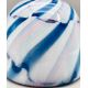 Beehive form glass vase with a swirl design, probably by Charlie Meaker, late C20th - Image 4 of 7