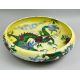 Yellow ground Bursley Ware Dragon Bowl by Frederick Rhead, circa 1920 - Image 1 of 8