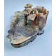 Chinese Soapstone Brushwasher with flowering lotus, early C20th - Image 2 of 10