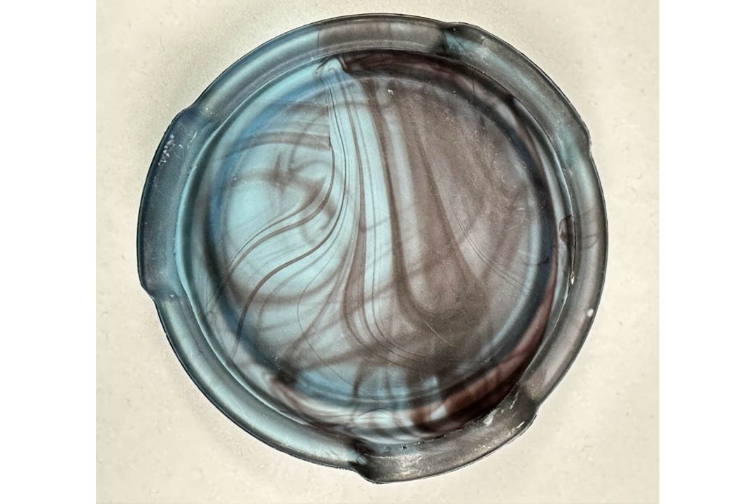 Davidson Glass Topaz Briar Table Centrepiece, 1930s - Image 10 of 11