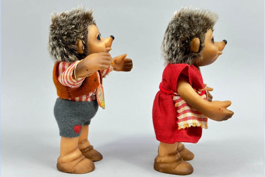 Steiff Hedgehogs : Macki and Mucki, 1950s/1960s - Image 2 of 10